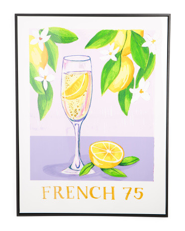 30x40 French 79 Framed High Gloss Canvas Print Wall Art | TJ Maxx