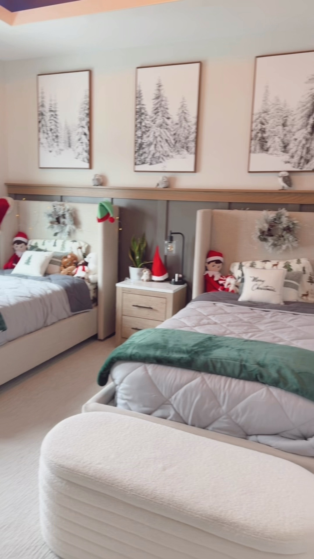 Holiday bedding, holiday kids rooms 

#LTKHome #LTKHoliday
