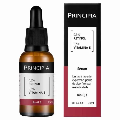 SéRUM RETINOL 0,3% + VITAMINA E PRINCIPIA SKINCARE RN-0,3 COM 30ML | DrogaRaia (BR)