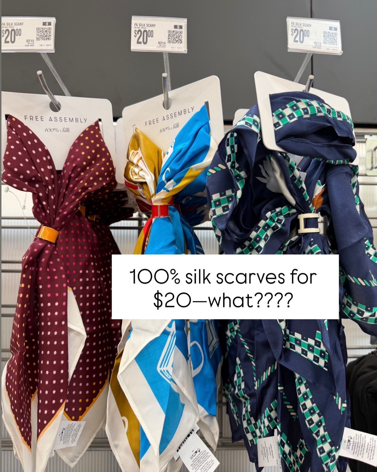 Walmart silk scarves

#LTKOver40