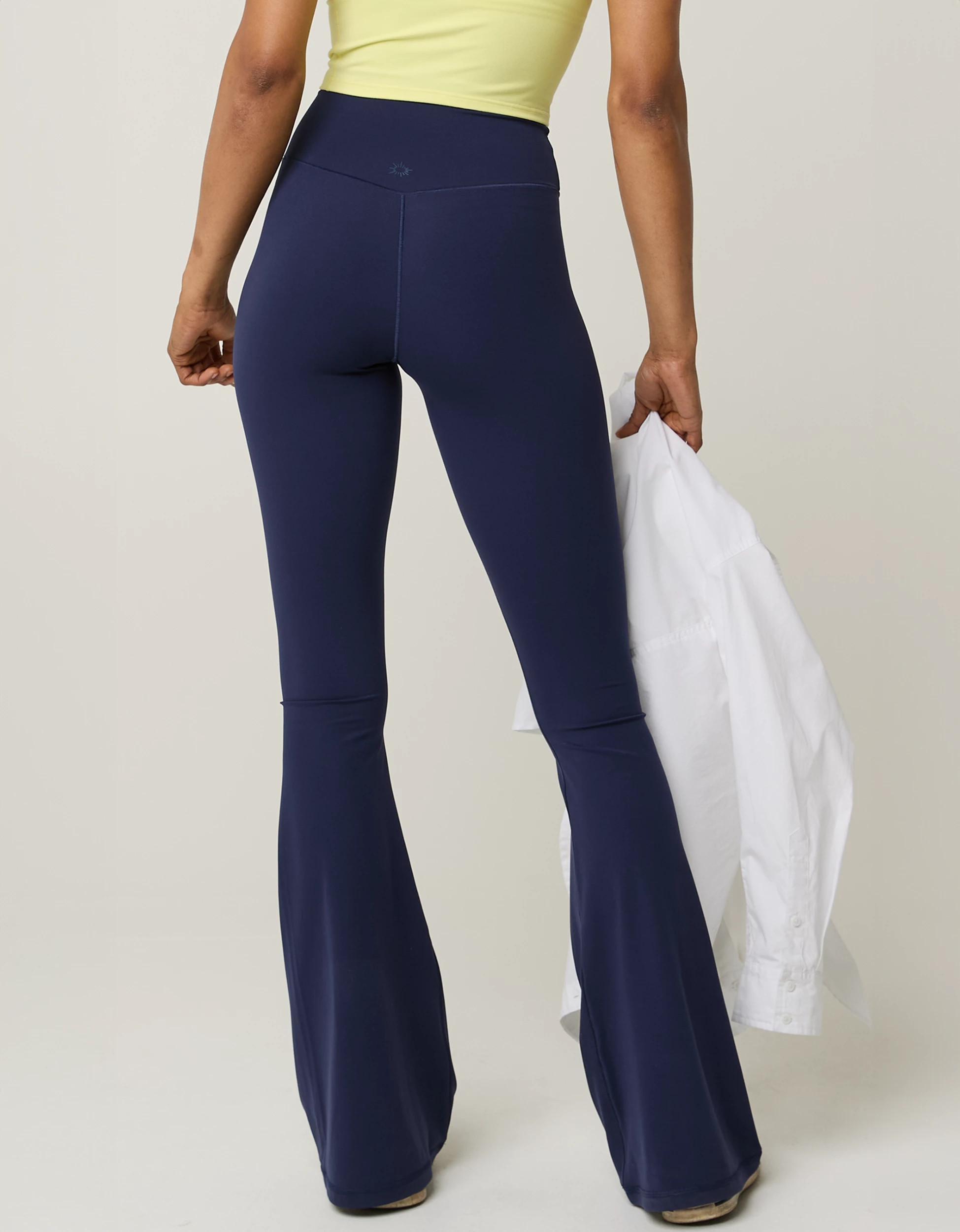 OFFLINE By Aerie Real Me High Waisted Crossover Flare Legging | Aerie