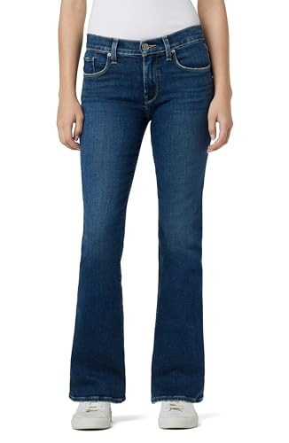 HUDSON Women's Nico Mid-Rise Bootcut Barefoot Jean, Moonstone | Amazon (US)