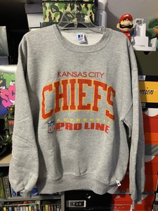 Vintage Kansas City Chiefs Sweatshirt Size Large MADE IN USA Russell Athletic  | eBay | eBay US
