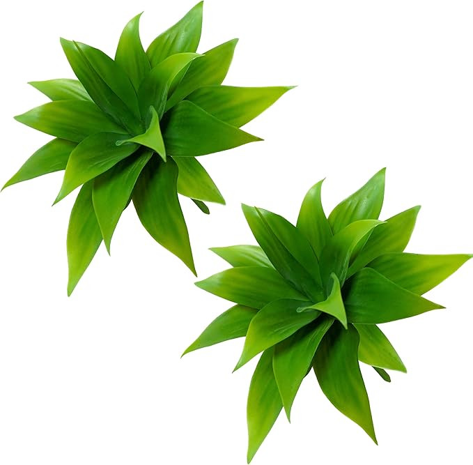 Agusbagli 2pcs Succulents Plants Artificial Aloe Plant, 14in Large Real Touch Succulents Unpotted... | Amazon (US)