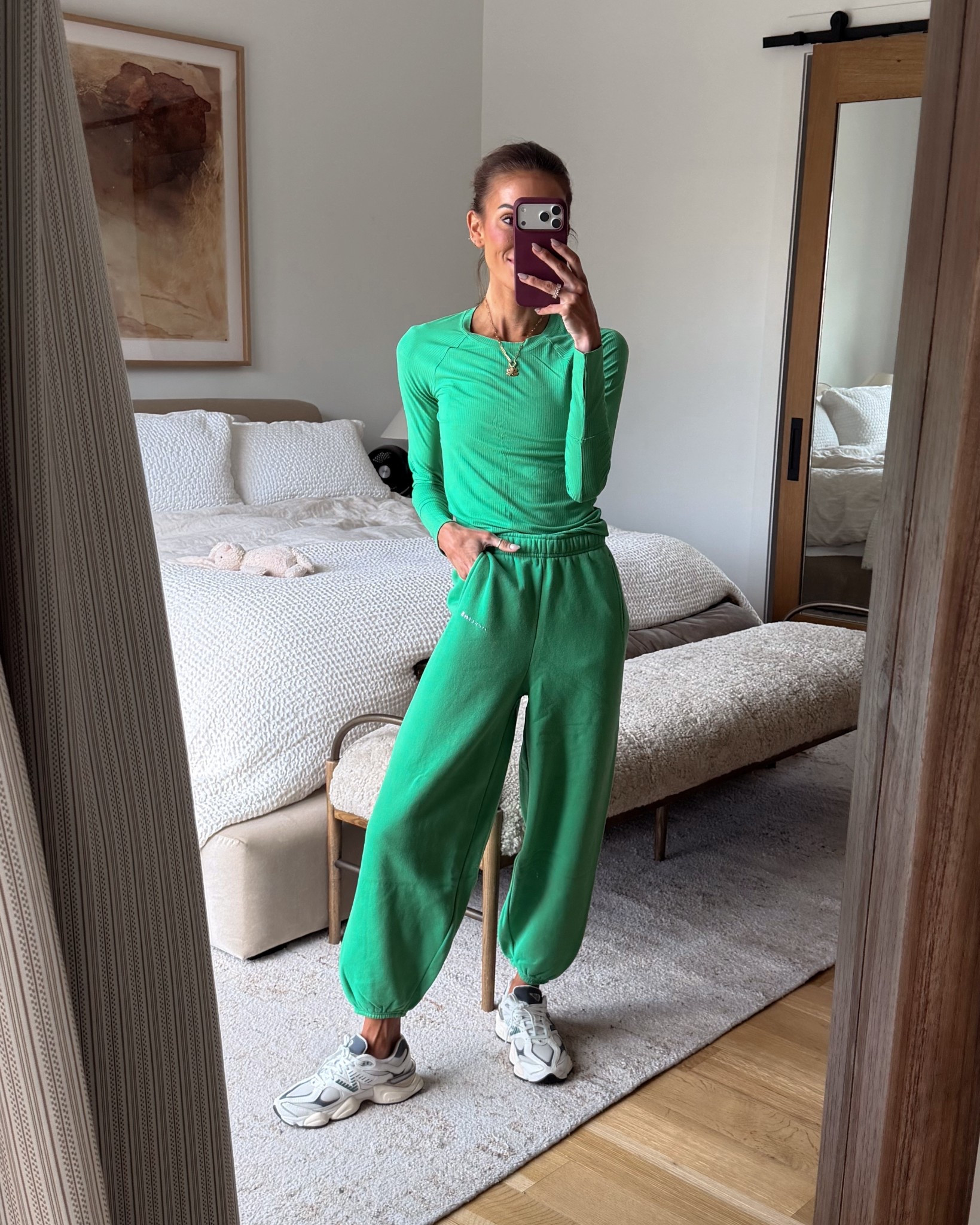 obsessed with this new fun green color at aerie! 💚 super soft athleisure AND it’s on sale 🙌🏼 sweatpants are under $50 rn!

#LTKSaleAlert