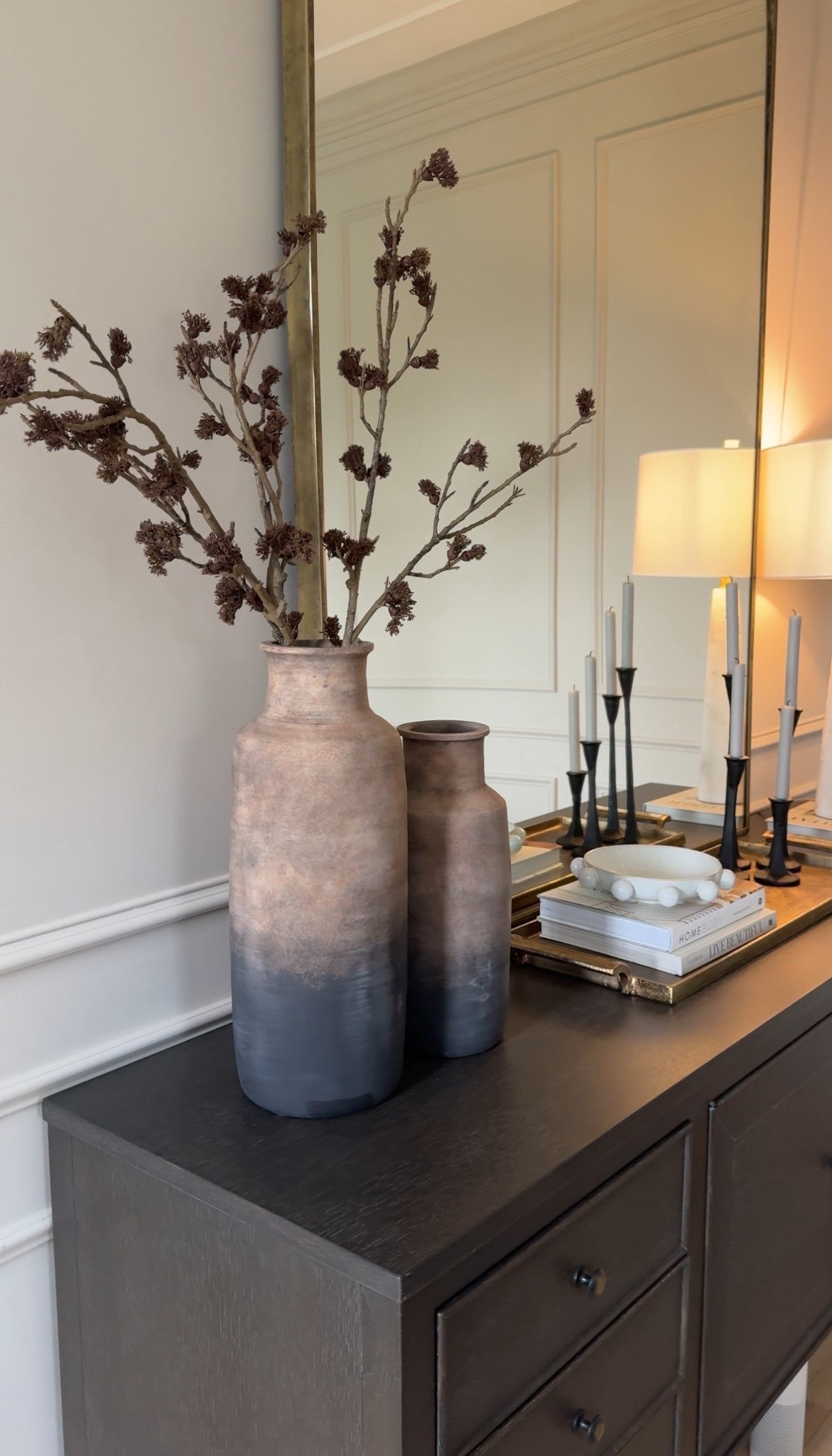 Giving the dining room sideboard a cozy fall refresh — warm textures, pretty accents, and little seasonal touches that make the space feel welcoming and homey. Perfect for enjoying all the autumn vibes!
#FallSideboardStyling #DiningRoomDecor #HomeDecorInspo #CozyHomeDecor #ClassicHomeStyle #TimelessDesign #HomeStylingIdeas #AutumnDecor #SeasonalDecor

#LTKHome #LTKHome #LTKSeasonal