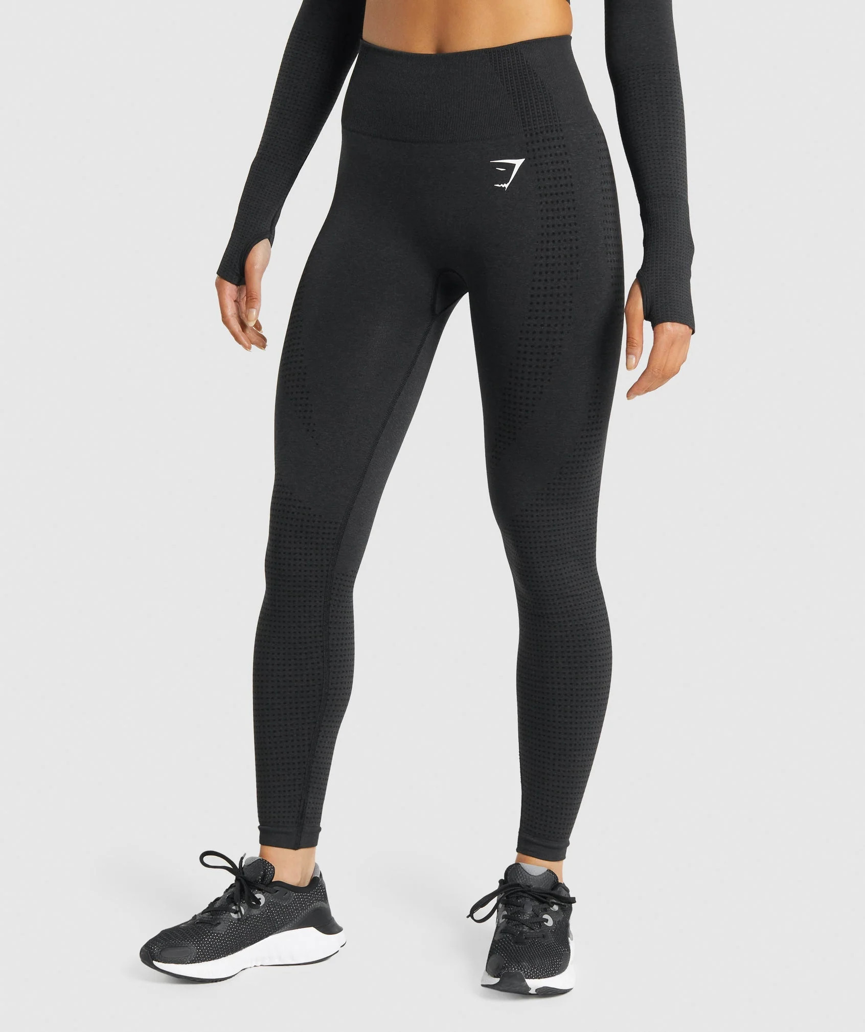 Gymshark Vital Seamless 2.0 Leggings - Black Marl | Gymshark US