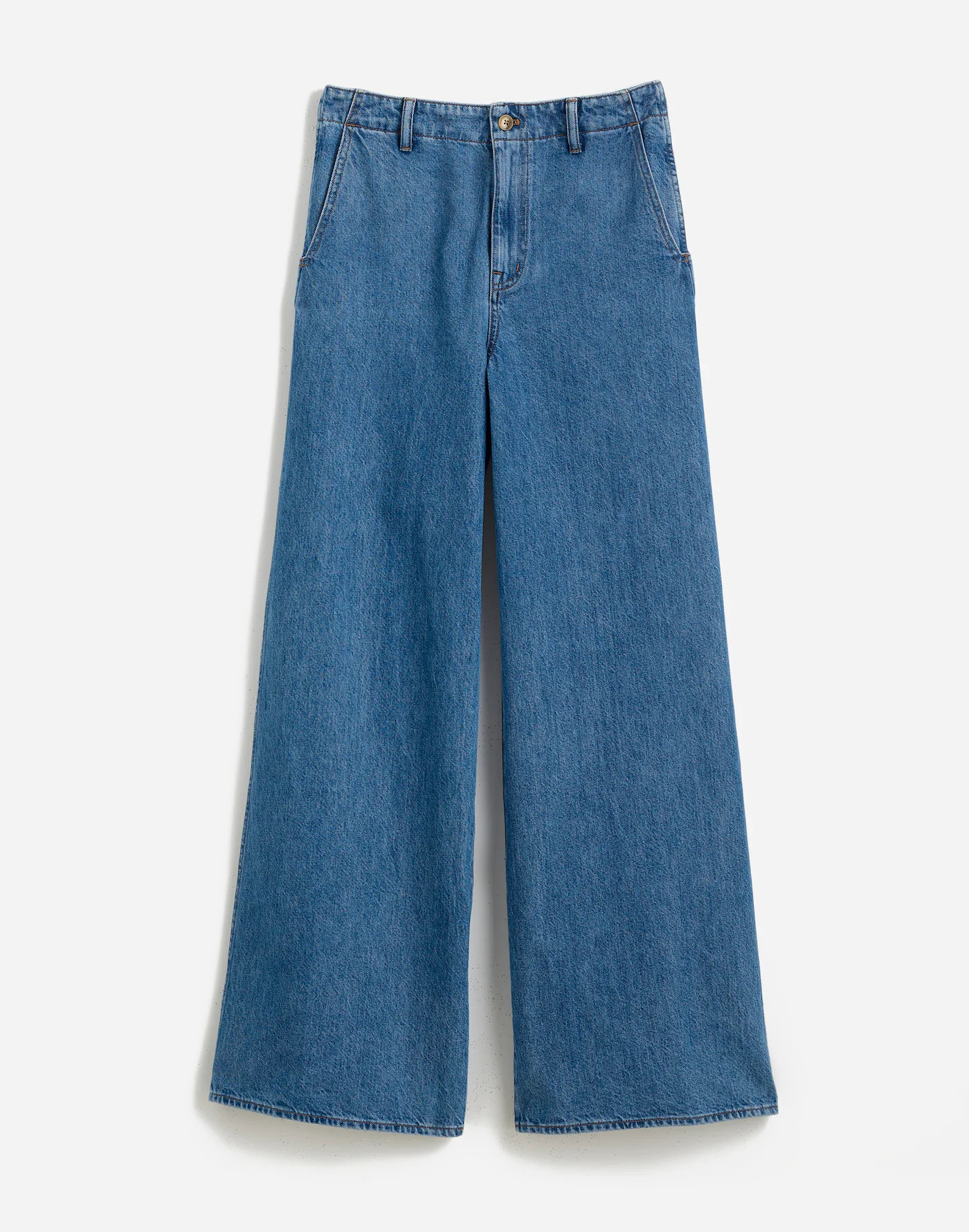 Wide Sweep Denim Trousers | Madewell | Madewell