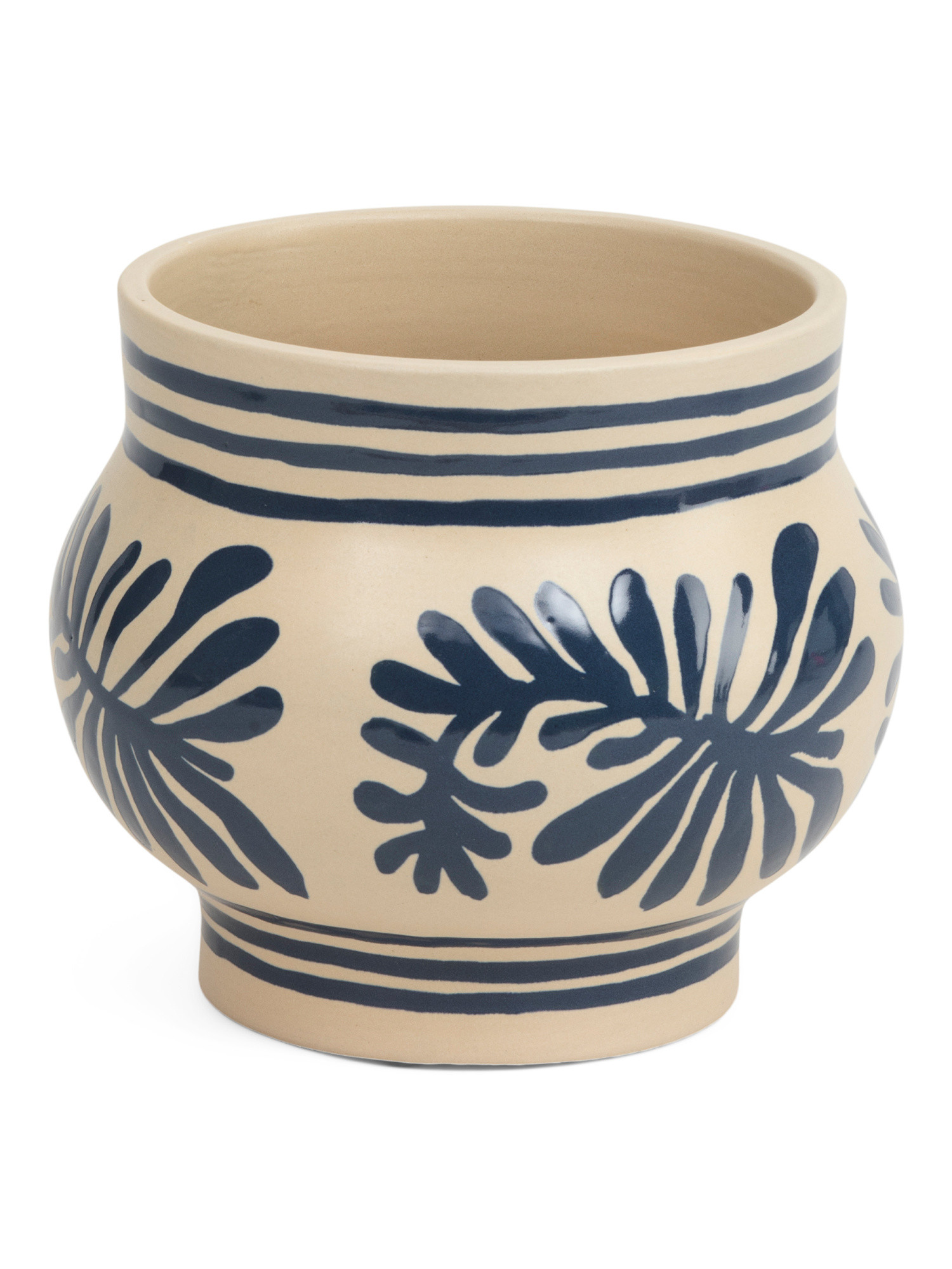 9x8in Ceramic Side Wave Planter | TJ Maxx