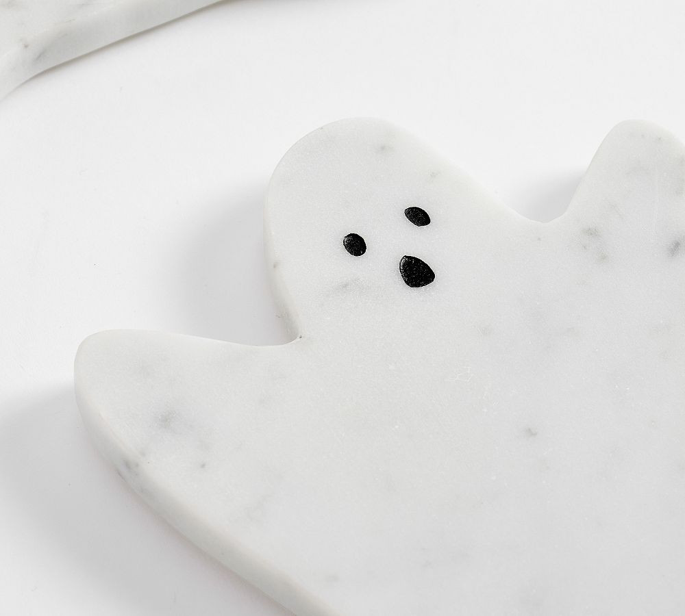 Figural Ghost Marble Coasters - Set of 4 | Pottery Barn (US)