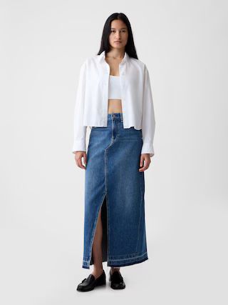 Denim Maxi Skirt | Gap (CA)
