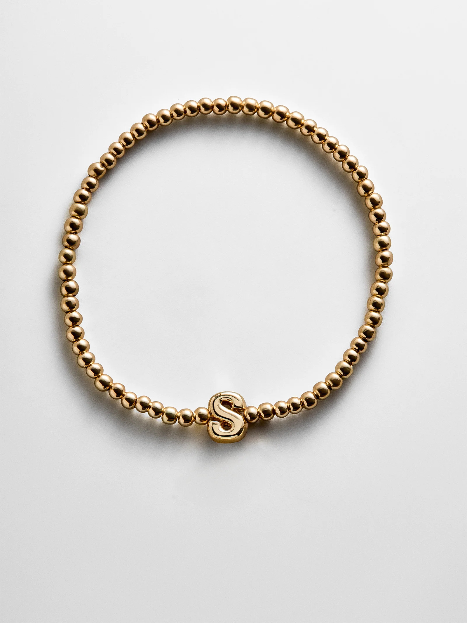 Bubble Letter Pisa Bracelet - Initial Pisa Bracelet | BaubleBar