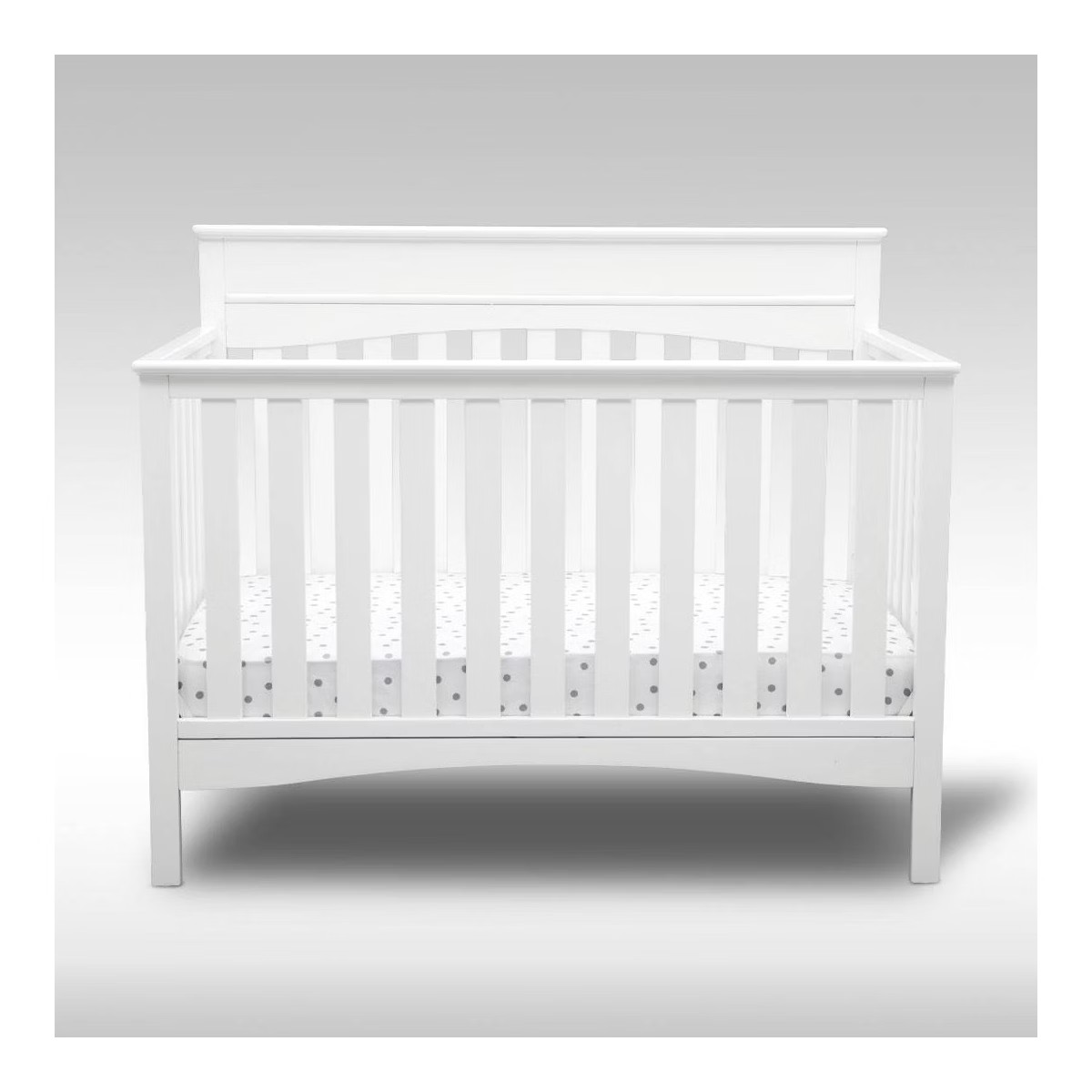 Delta Children Skylar 6-in-1 Convertible Crib - Bianca White | Target