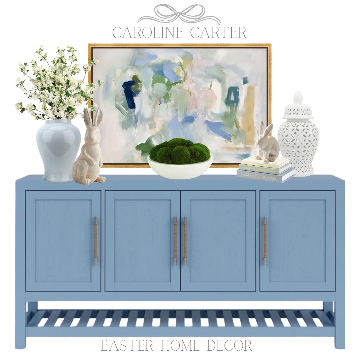 Spring refresh with soft blues + Easter touches 🐰🌿

spring home decor, easter decor, blue and white decor, spring console table, easter bunny decor, moss bowl decor, ginger jar vase, faux florals, spring styling, neutral home decor, chic home decor, traditional home, coastal grandmother style, serena and lily inspired, pastel home decor

#LTKHome #LTKSeasonal
