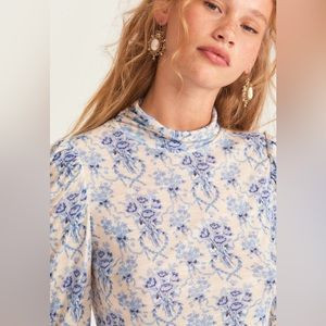 LOVESHACKFANCY Vienna Turtleneck Top | Poshmark