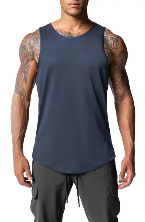 ASRV AeroSilver® Performance Tank in Navy at Nordstrom, Size Medium | Nordstrom