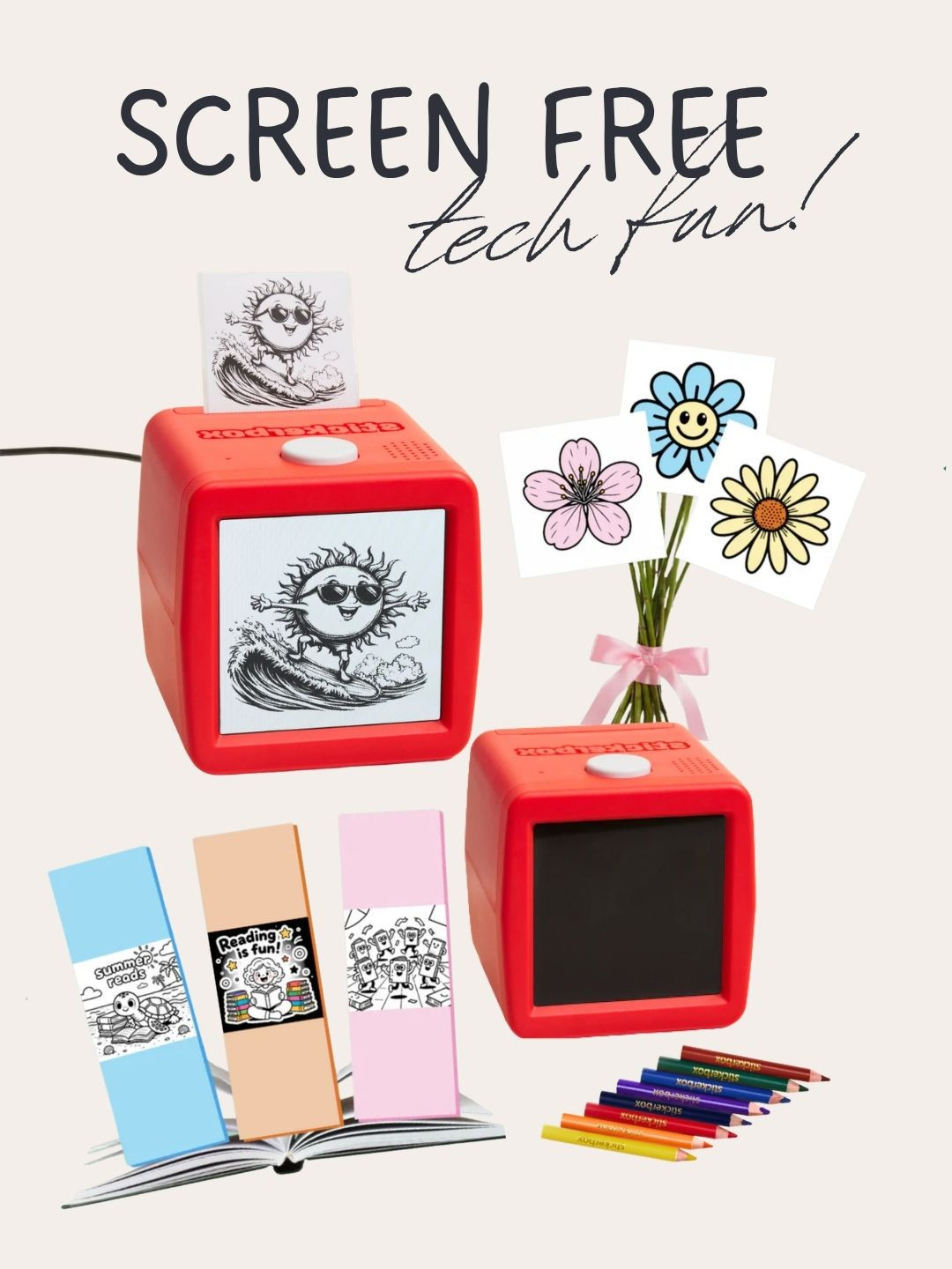 Print your kids' ideas to life with this mini sticker printer I found

#kids #Activity #stickers #summer #mom 

 