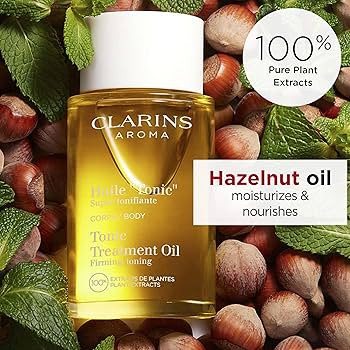 Clarins Aceite de tratamiento corporal tónico | Cuidado del embarazo de estrías | La elasticida... | Amazon (US)