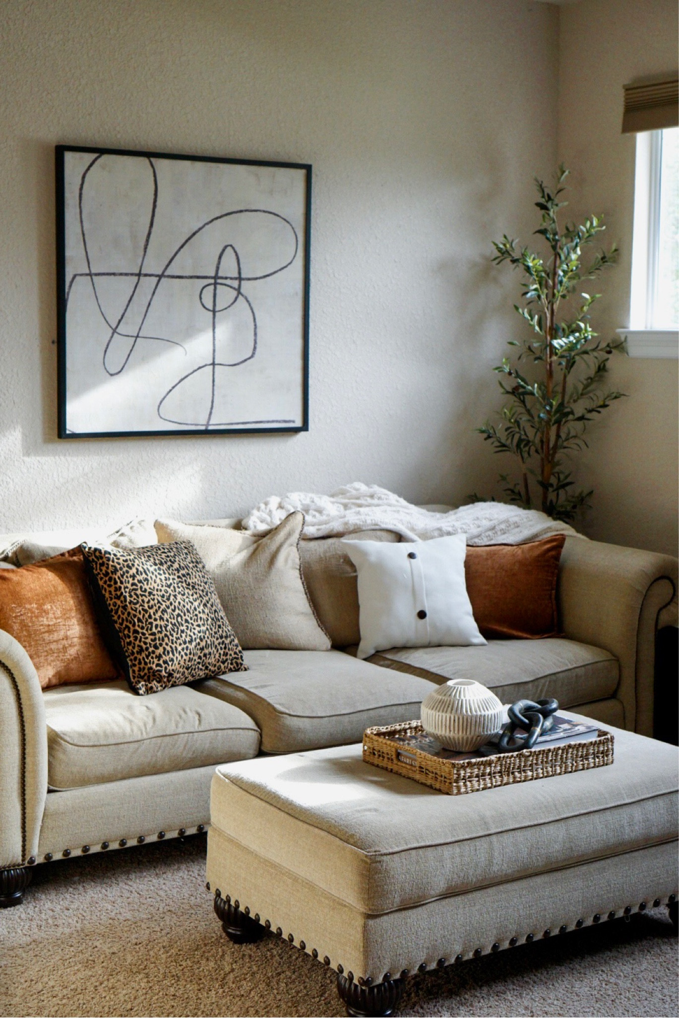 Living room home decor // faux olive tree from Amazon and only $107 🪴 other decor is from Target! 

#LTKhome #LTKstyletip #LTKsalealert