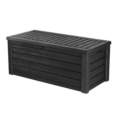 Keter Westwood 150 Gallon Large Durable Resin Outdoor Storage and Organization Deck Box For Patio Furniture and Supplies | Wayfair North America