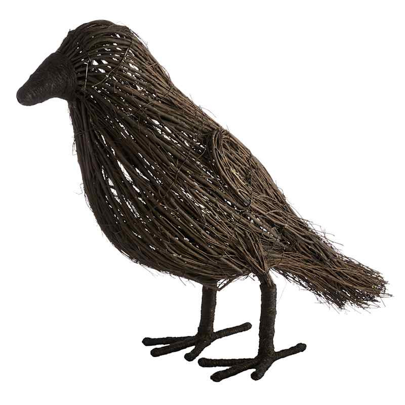 Rattan Black Crow, 22" | At Home
