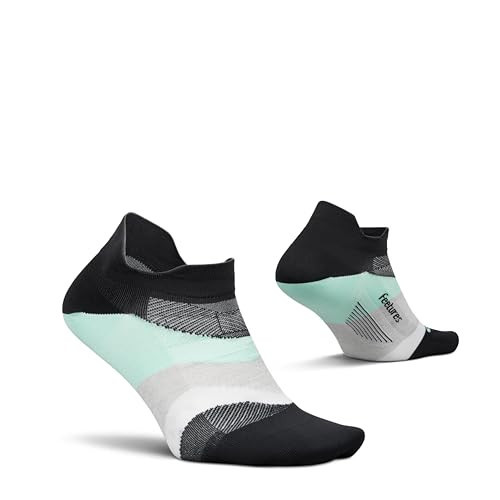 Feetures Elite Ultra Light Cushion Ankle Socks - Running Sock with Targeted Compression - Mint Chip, XLarge (1 Pair) | Amazon (US)
