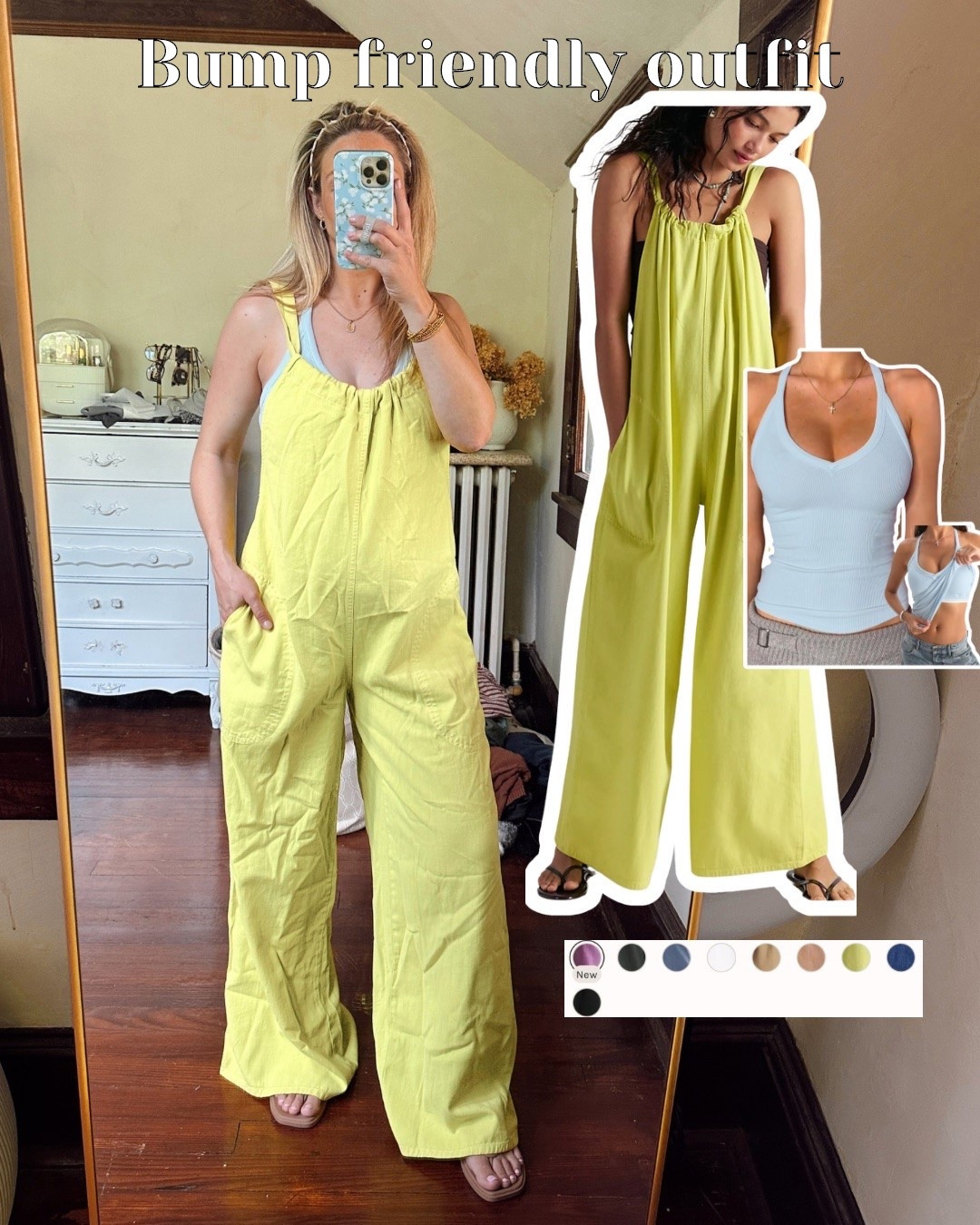 Wearing a small in the free people jumpsuit and medium in the Amazon bra tank!

Bump friendly outfit

#LTKootd #LTKmomlife