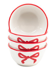 Set Of 4 Hand Painted Bow Bowls | Kitchen & Dining Room | Marshalls | Marshalls