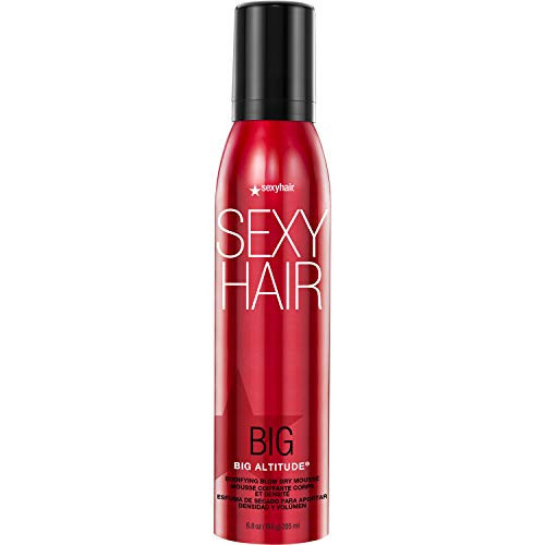 SexyHair Big Altitude Bodifying Blow Dry Mousse, 6.8 Oz | Volume with Hold | Up to 72 Hours Humidity Resistance | Thermal Protection | Amazon (US)