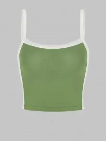 Colorblock Crop Tank Top | ZAFUL (Global)