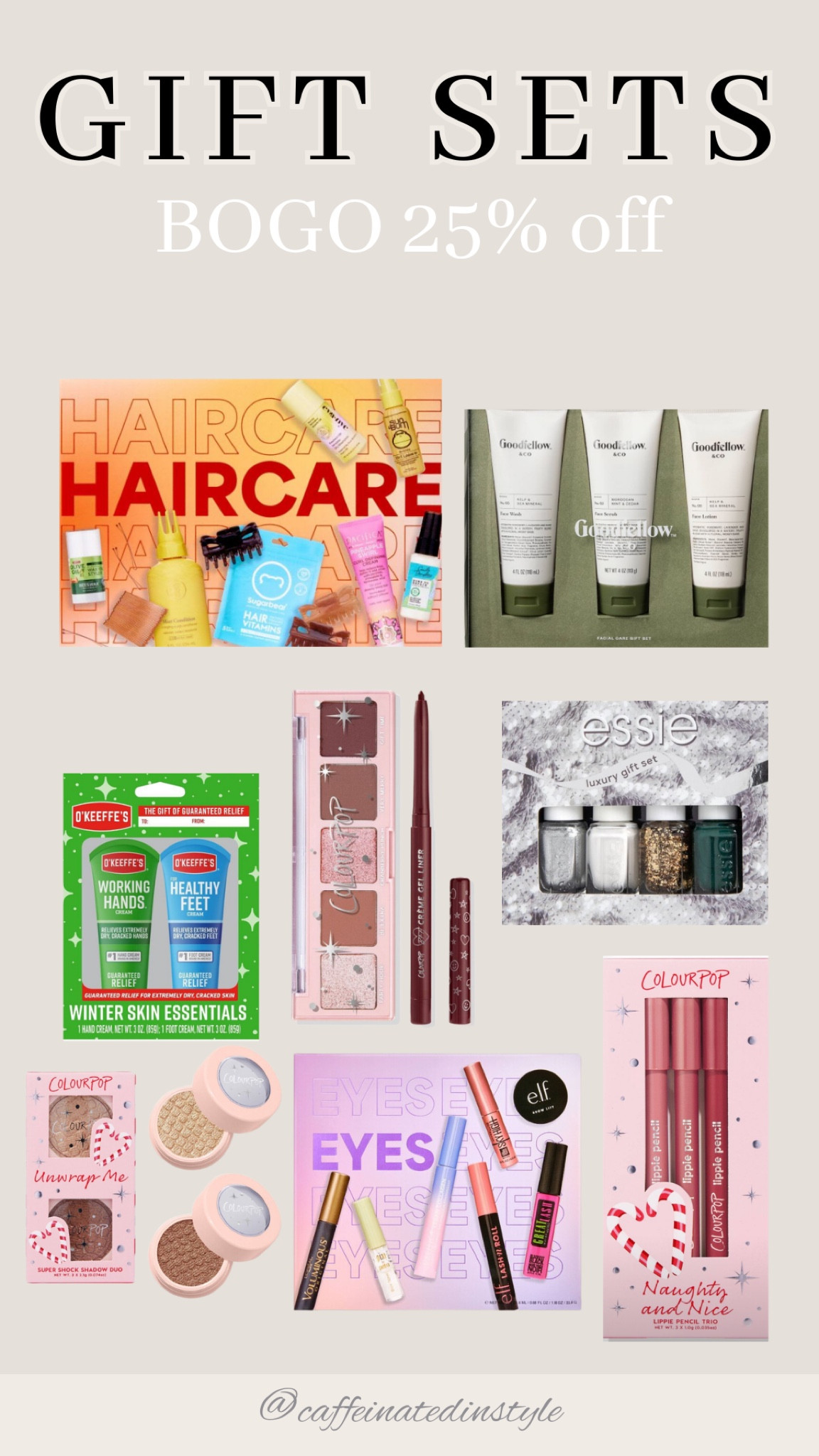 Gift Sets at Target// BOGO 50% off 

#LTKGiftGuide #LTKHoliday #LTKsalealert