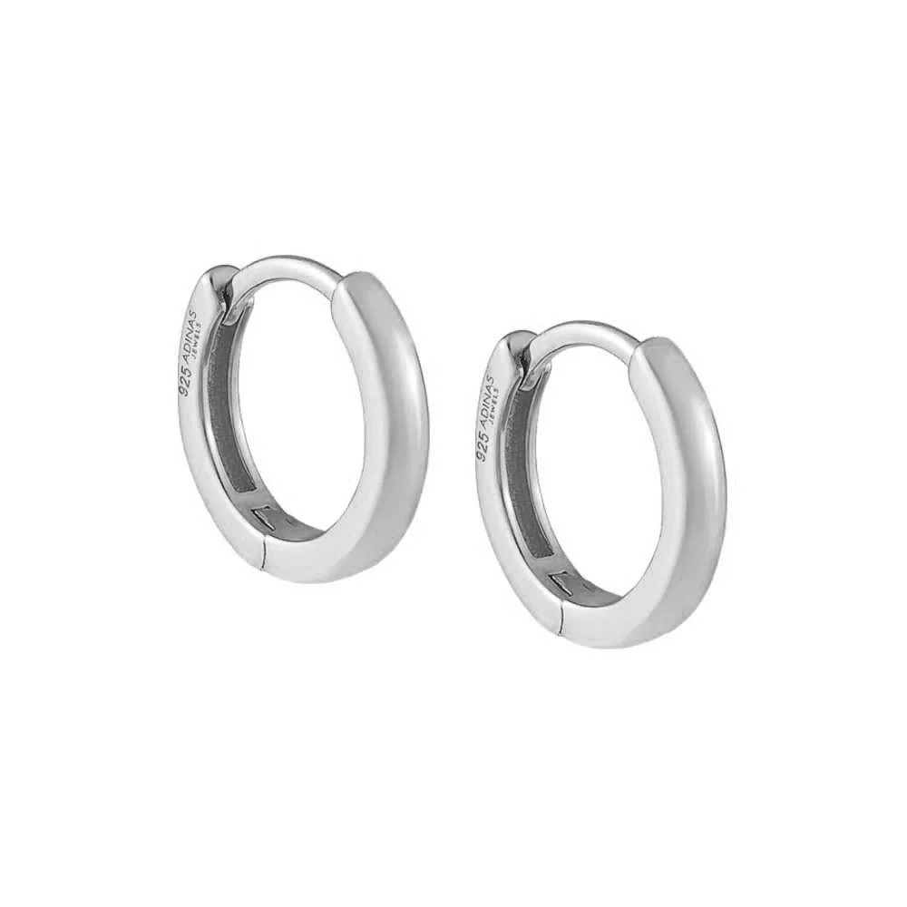 Plain Ring Huggie Earring | Adina Eden