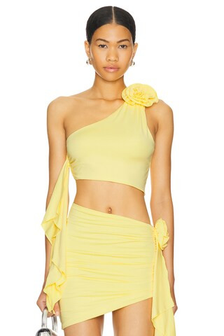 Lovers and Friends Cordelia Top in Yellow from Revolve.com | Revolve Clothing (Global)