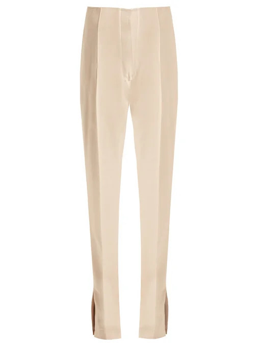 Gertrude high-rise twill trousers | Khaite | Matches (US)