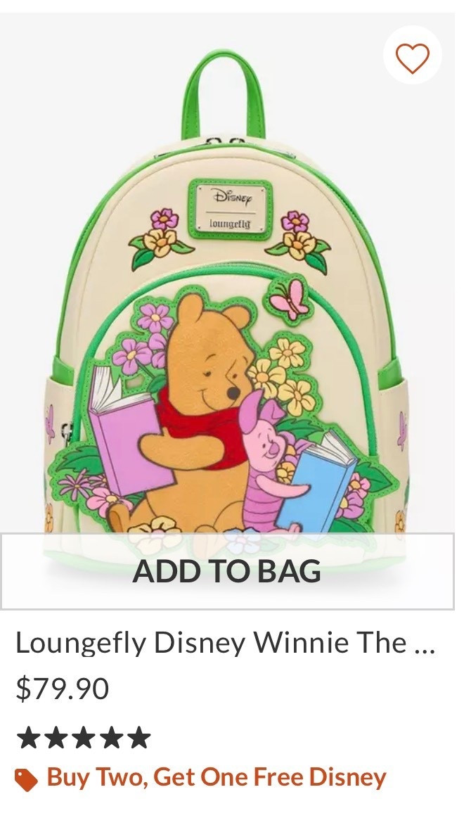 BoxLunch Sale: Buy 2 get 1 free, Plus: 20% off site wide & $20 rewards for every $40 spent! 
Soooo, that means: about $159.80 for 3 similarly priced bags plus up to $60 in rewards before 20% off. 

#LTKSaleAlert