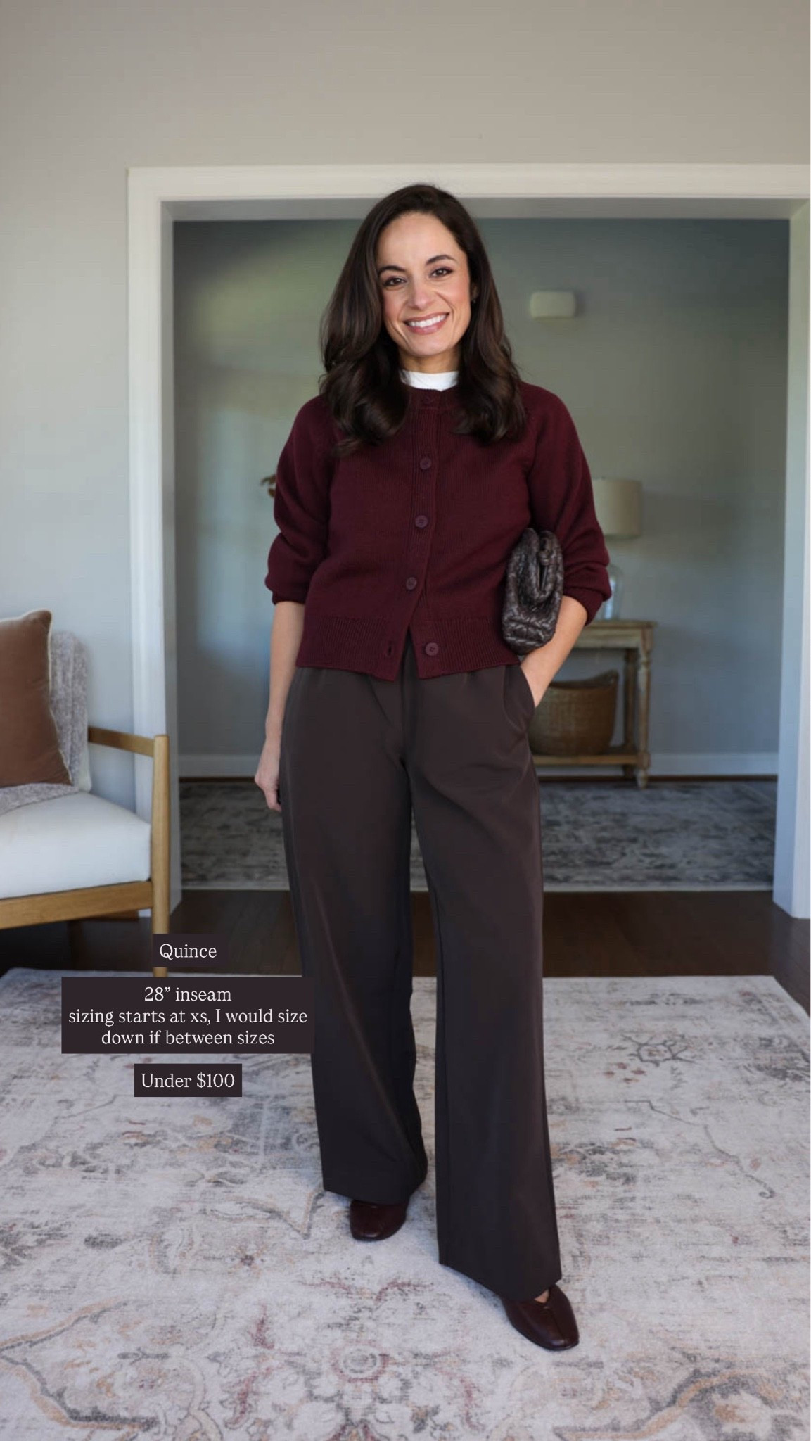 Four pairs of crepe pants for petites and how they compare to the original Lodge pants 

All options are crepe and relatively wrinkle resistant. The fabric is similar in weight - Aritzia does have the nicest drape and fit but also the longest inseam that increases with size. 

Quince: xs / 28” inseam / size down if between sizes