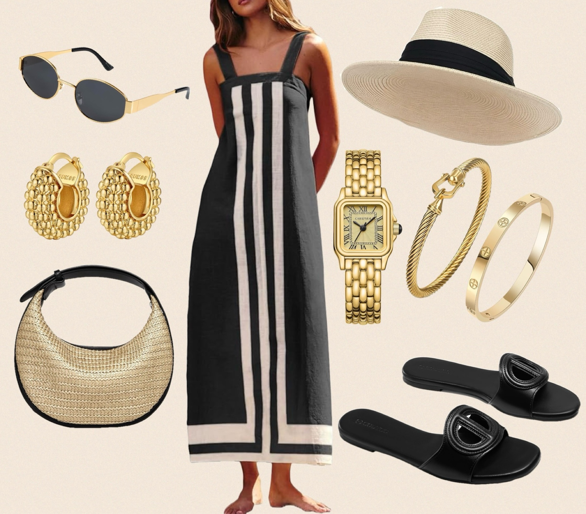 Chic Summer Fit 🖤 

#LTKOver40 #LTKSeasonal #LTKStyleTip