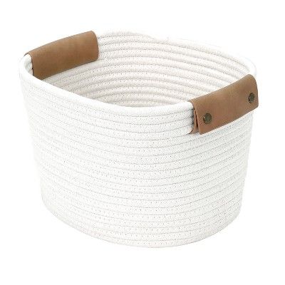 11" Square Base Tapered Basket, Cream. Other sizes available | Target