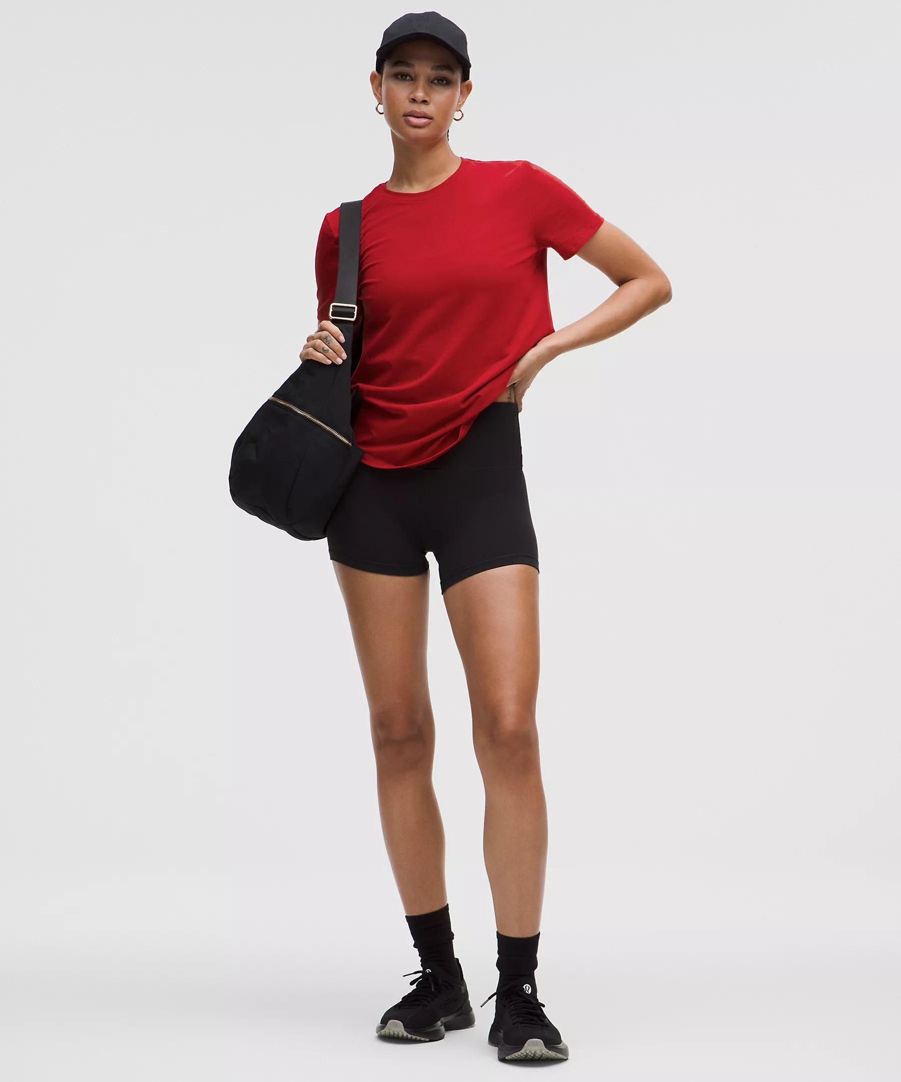 Love Curved-Hem Crewneck T-Shirt | Lululemon (US)