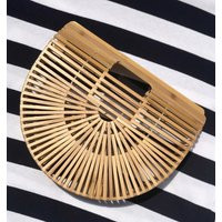 Bamboo Half Moon Ark Bag | Etsy (US)