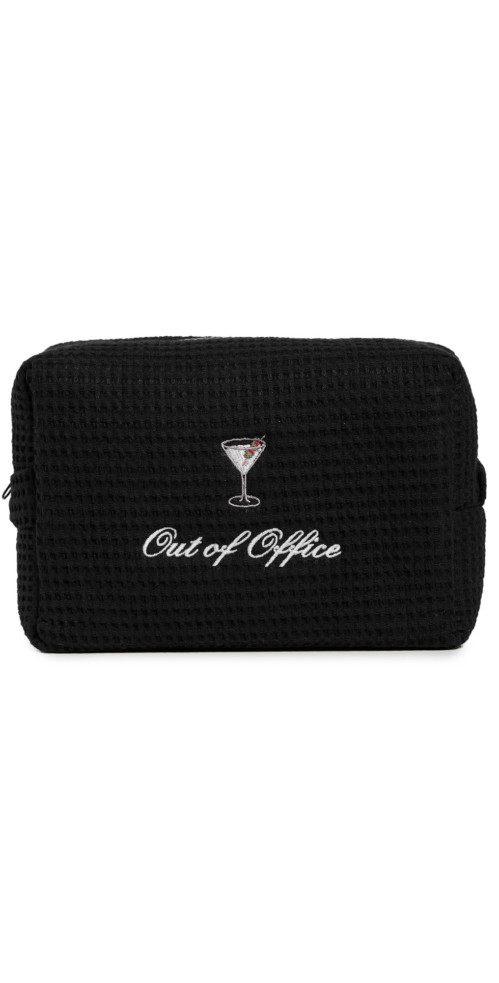Abbode Out of Office Waffle Pouch Black One Size | Shopbop