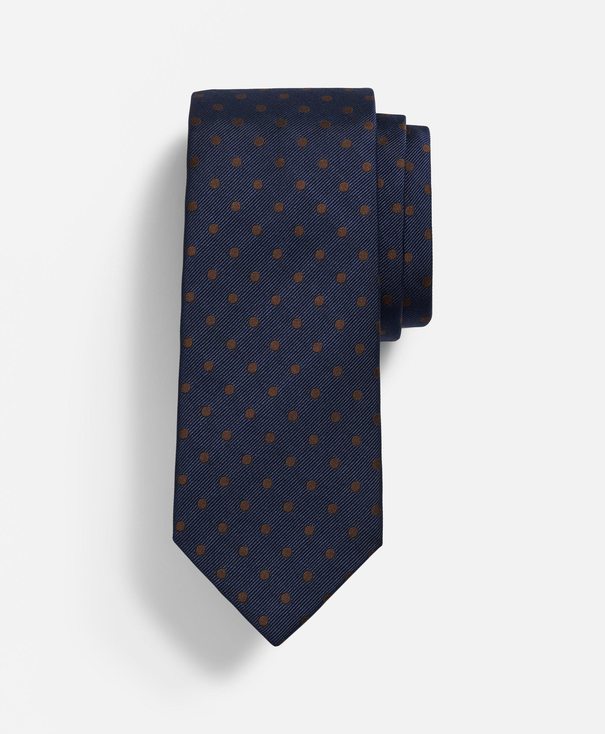 Silk Medium Rep Dot Tie | Brooks Brothers