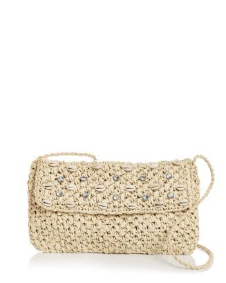 Embellished Woven Crossbody Clutch - 100% Exclusive | Bloomingdale's (US)