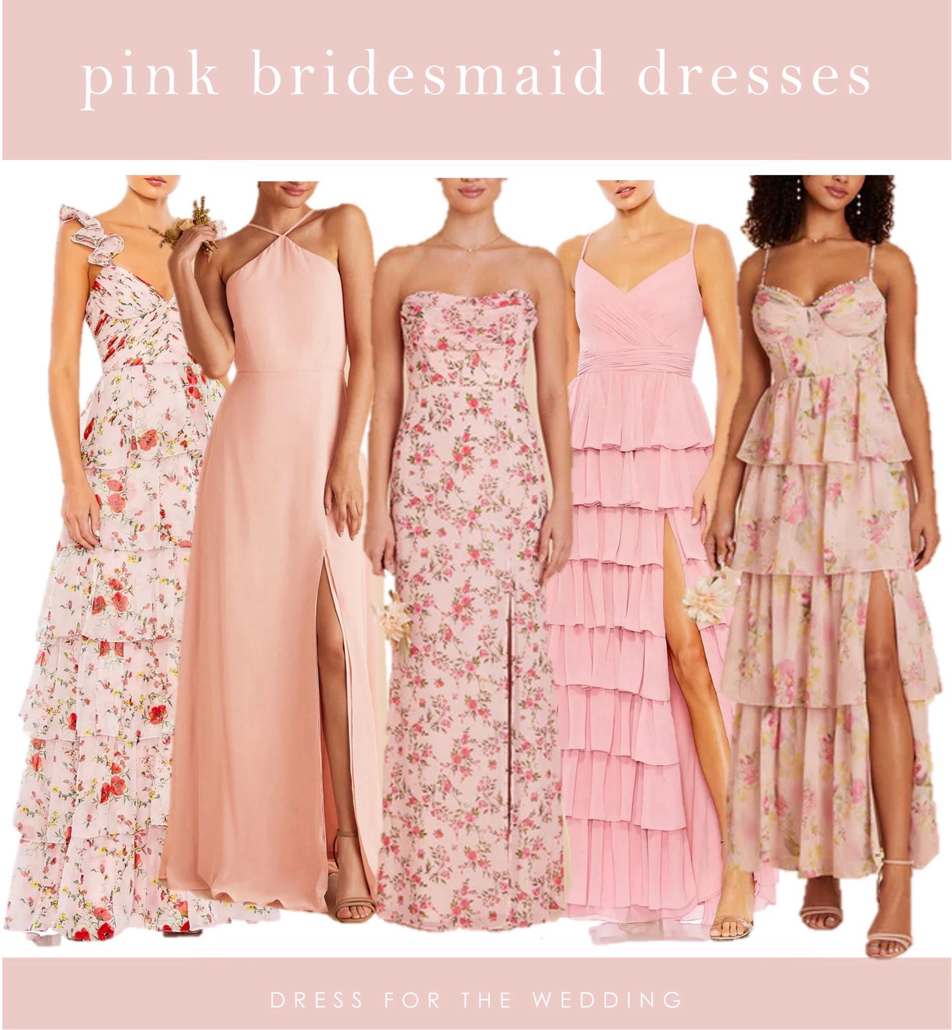 Pink bridesmaid dresses
Pink and blush dresses for weddings 
Mix and Match bridesmaid dress ideas
Floral bridesmaid dress 
Wedding attire 
Birdy Grey bridesmaid dresses 
Pink floral dress 
Mac Duggal bridesmaid dress 
Blush maxi dress 
Pink formal dress 
Wedding ideas
Follow Dress for the Wedding on LTK shopping app to get the product details and more cute dresses, new outfits and wedding ideas! 



#LTKWedding #LTKParties #LTKSeasonal
