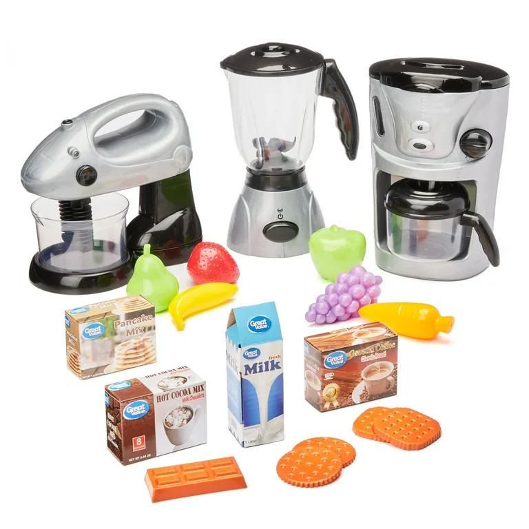 Kid Connection Kitchen Play Set, 18 Pieces | Walmart (US)
