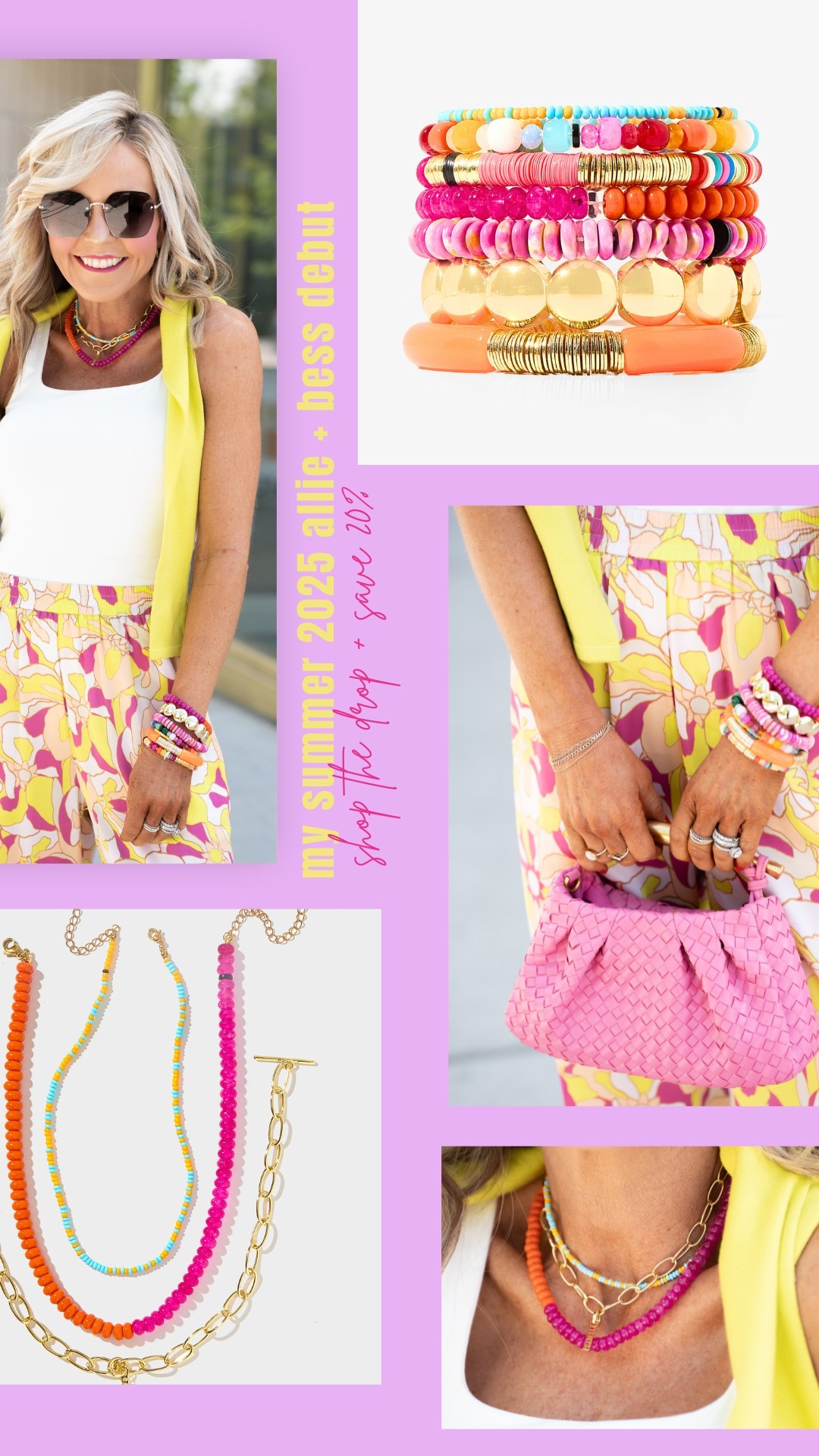 hot girl summer… my all new Allie + Bess debut is here!! shop 20% off with code natasha20 for all my stacks, charms and just have jewelry for warm weather • 

#LTKStyleTip #LTKFindsUnder100 #LTKSeasonal