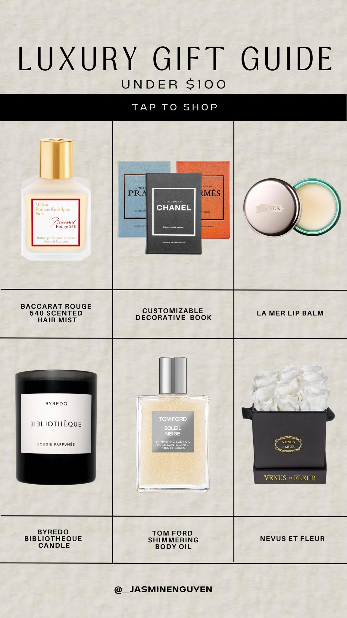 Luxury Gift Guide Under $100!

#LTKGiftGuide #LTKHoliday #LTKfindsunder100