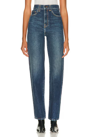 KHAITE Albi Straight Leg en Archer | FWRD | FWRD 