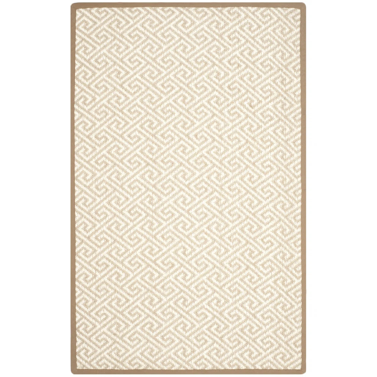 Jaquavion Sisal With Latex Geometric Rug | Wayfair North America