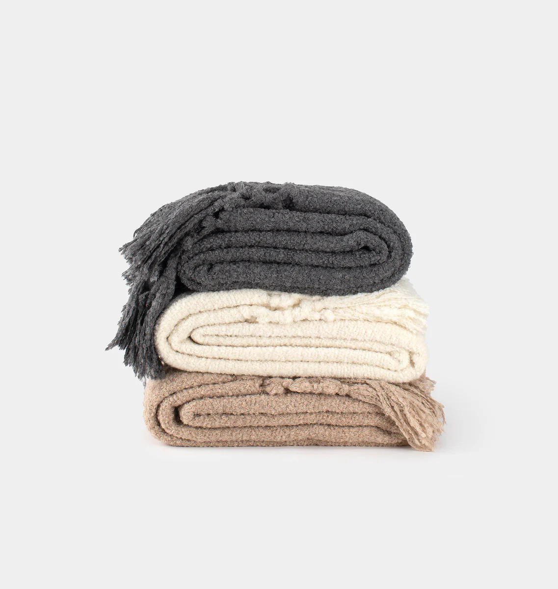 Maya Boucle Throw Blanket | Amber Interiors